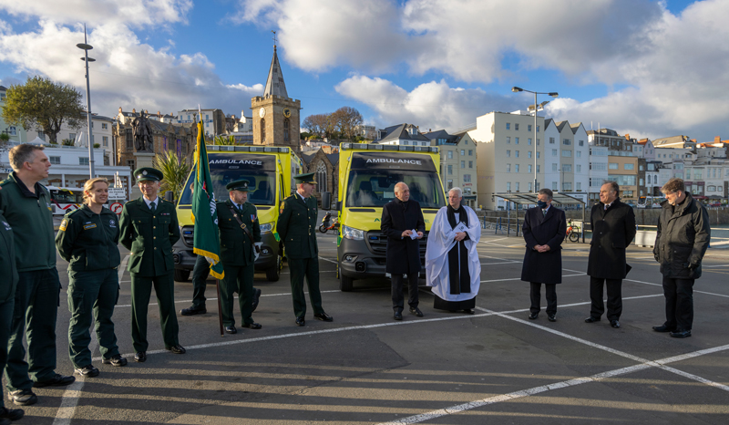 St John receives new ambulances ceremony (credit Chris George)