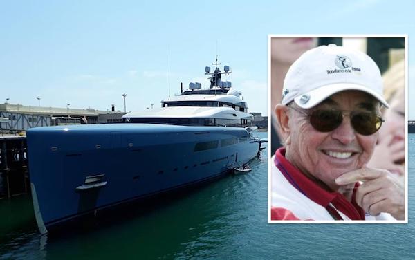 Spurs owner's super yacht visits | Bailiwick Express