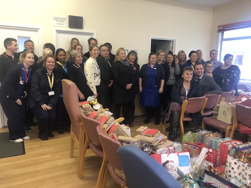 community nurses healthspan Christmas presents