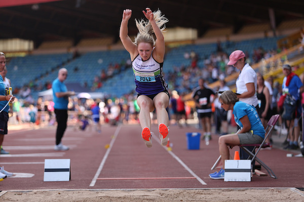 British Transplant Games long jump 