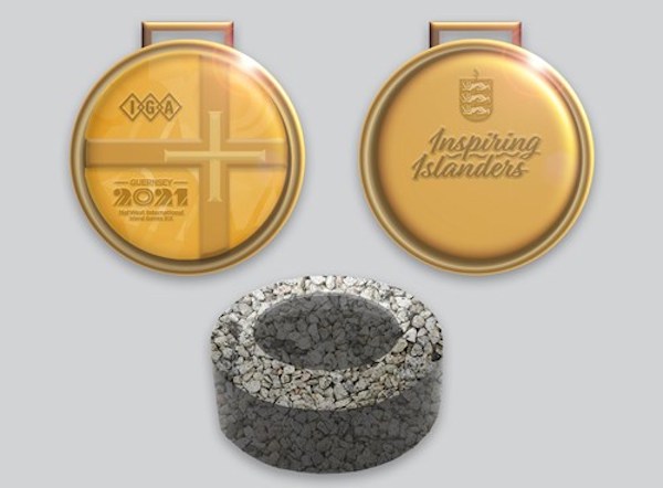 2021 Island Games medals option A