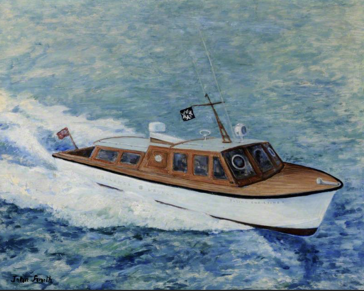 'Flying Christine II'  John Smith (active 1970–1995)  Guernsey Museum & Art Gallery