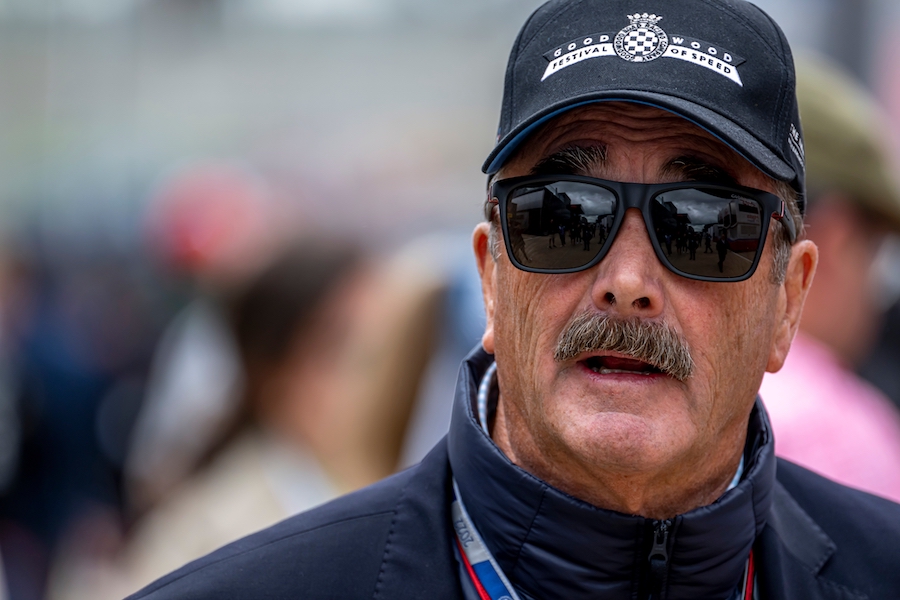 SILVERSTONE, UNITED KINGDOM - July 02, 2022: Nigel Mansell at round 10 of the 2022 FIA Formula 1 championship taking place at the Silverstone Circuit in Silverstone United Kingdom