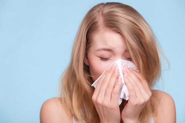 sneeze flu cold tissue