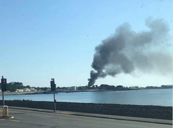 recycling centre fire