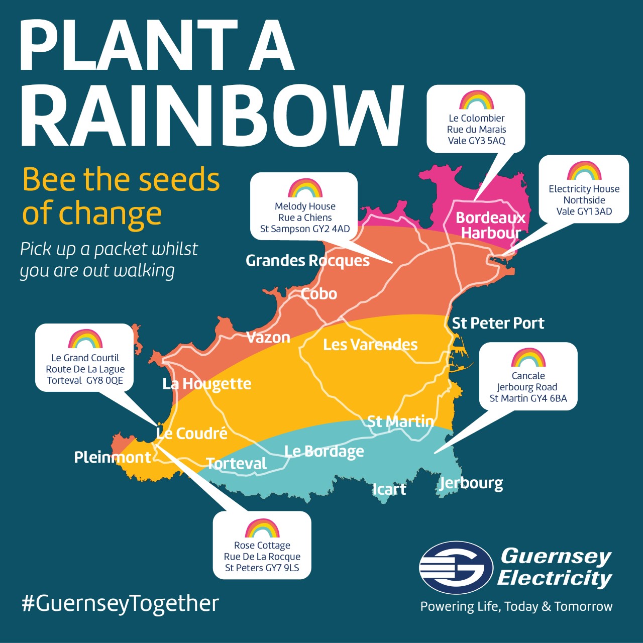 Guernsey Electricity hedge veg map