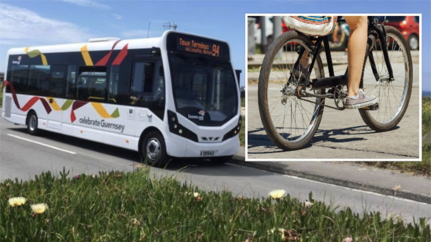 bus and bike