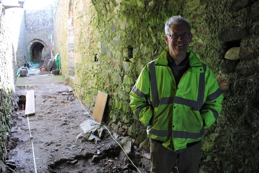 castle cornet dig feb 24 dr Philip de jersey