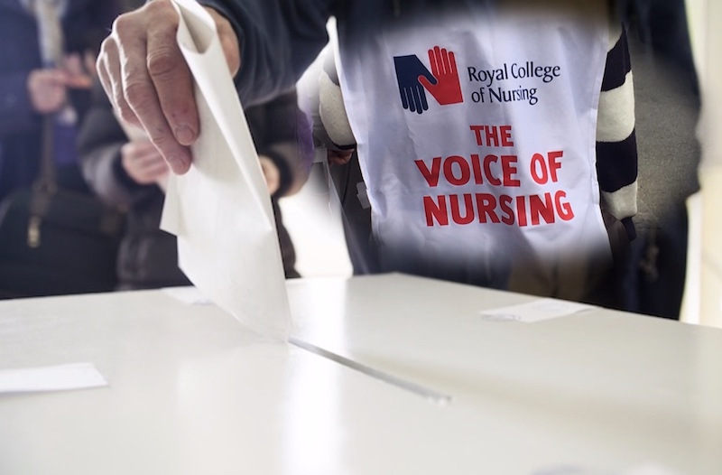 nurse rcn ballot