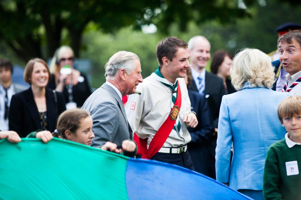 King Prince Charles July 2012 Saumarez Park Tracey Bougourd