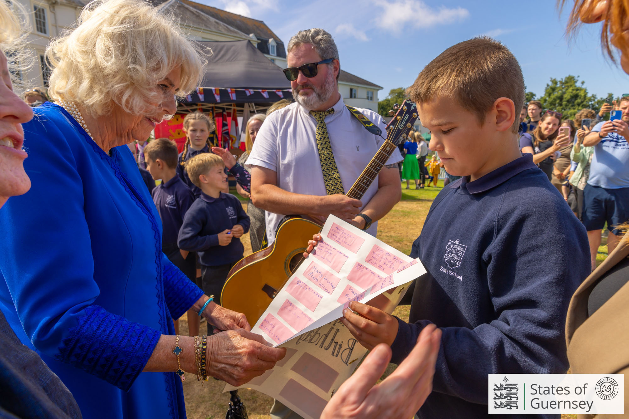 Queen Camilla royal visit Chris George