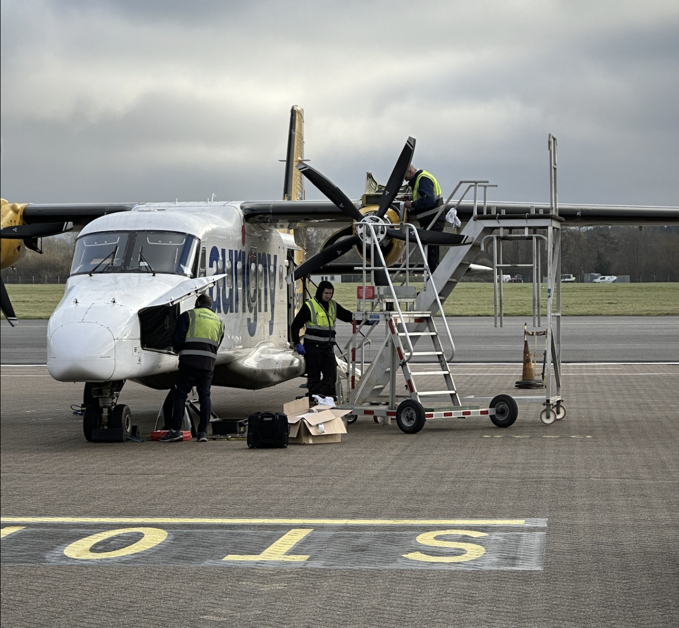 Aurigny dornier tech issue Southampton 