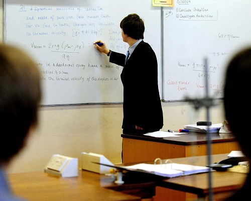 teacher classroom teaching lesson pupils students