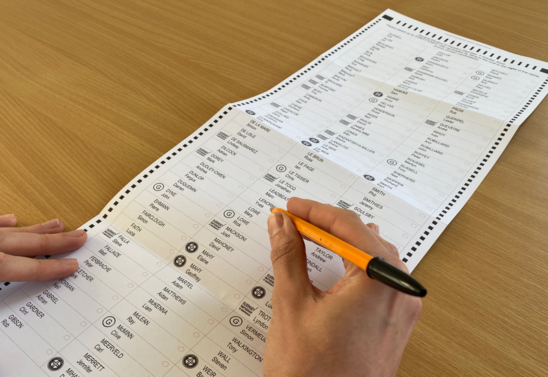Election Postal Voting Form