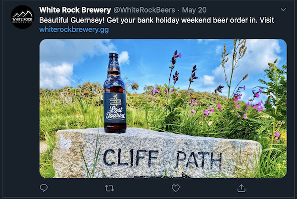 white rock brewery tweet