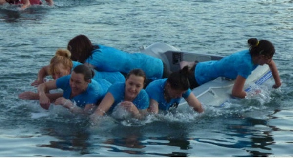 ladies dinghy race