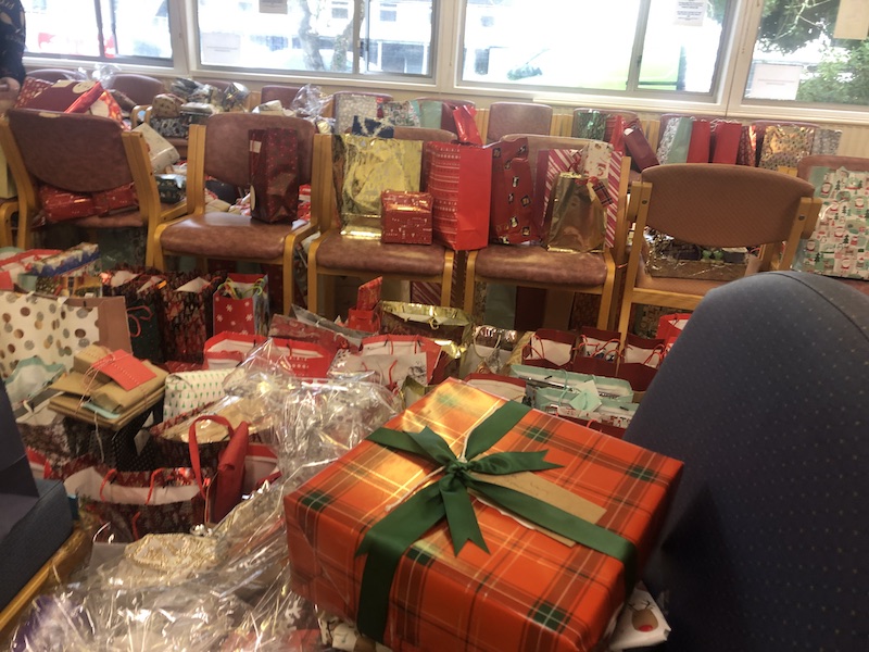 presents Christmas gifts community nurses