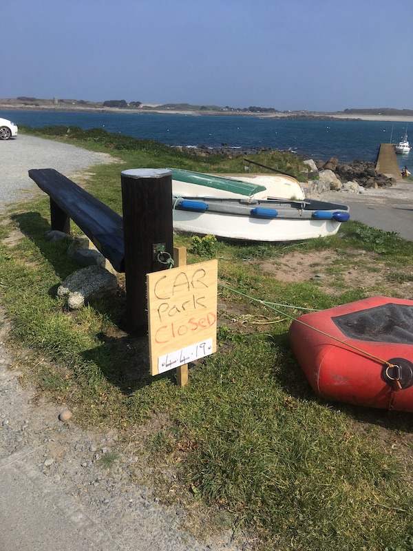 coastal car park closed