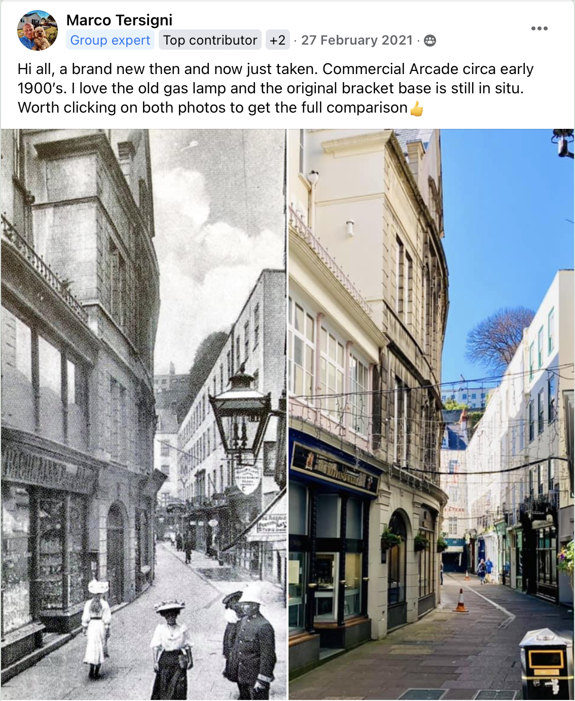 commercial arcade then and now Marco tersigni