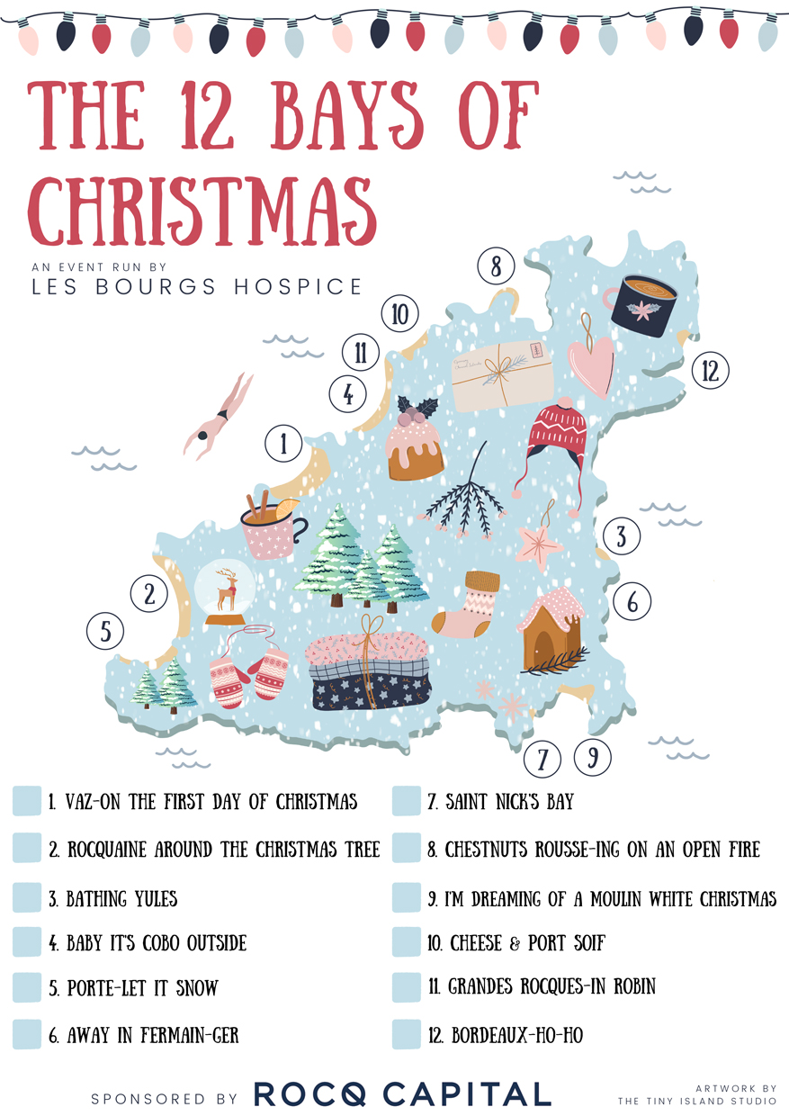 12 Bays Of Christmas Map