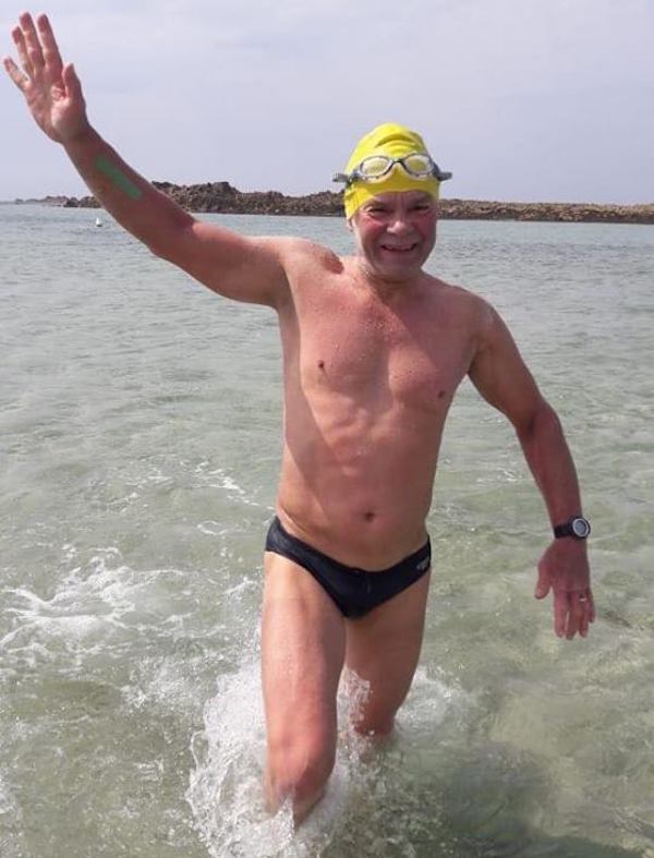 glen Knudsen cross channel swimmer