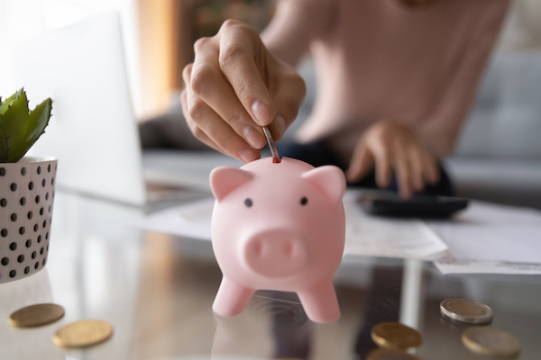 piggy bank savings deposit money