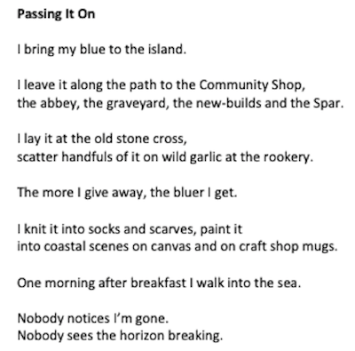 Sharon Black poem