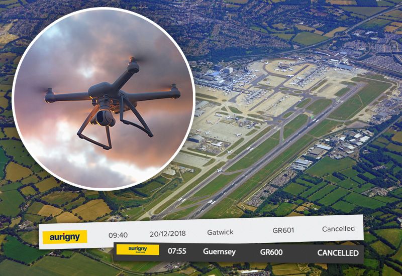 UPDATED: Flights delayed as drones cause Gatwick chaos