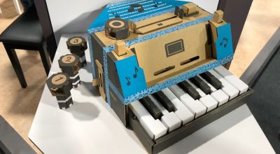 Working accordion heads Nintendo Labo creation contest winners