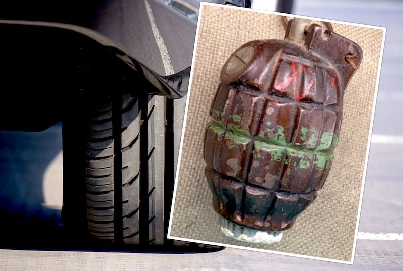 Jersey pensioner drove to town with WW2 hand grenade