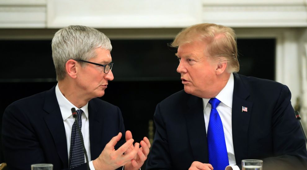 Apple boss trumps Trump after president’s name gaffe