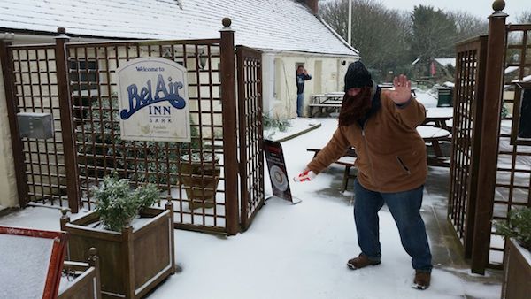Don't panic: path cleared to Sark pub!