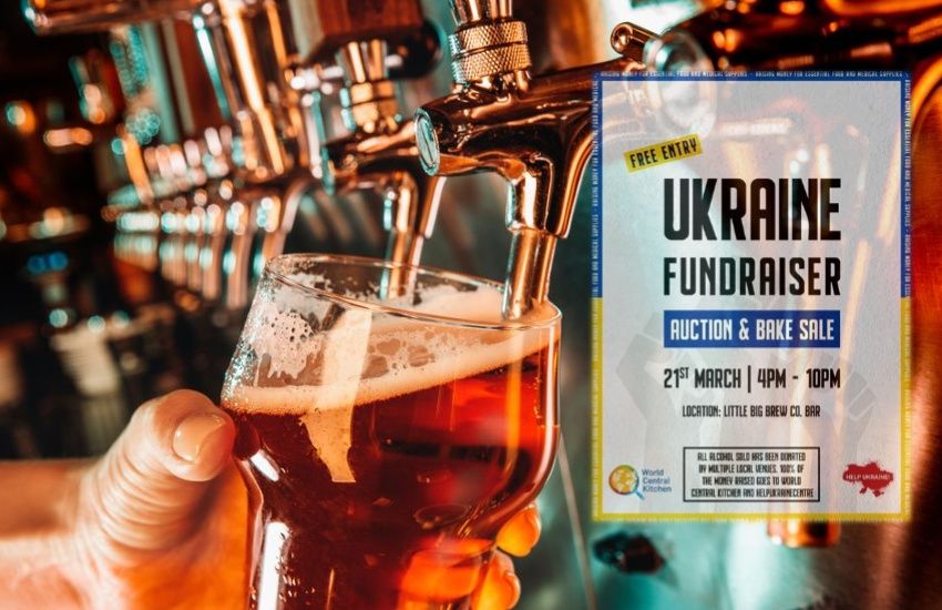 Local breweries fundraising for food and medical supplies for Ukraine