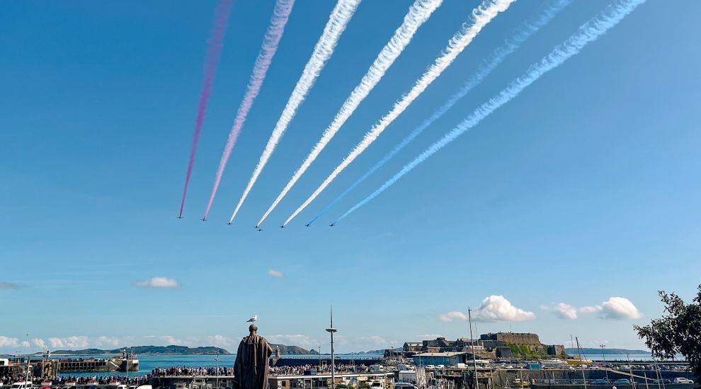 Red Arrows delayed by drone