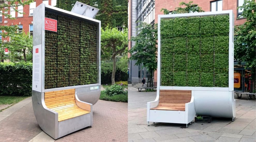 This pollution-absorbing bench can clean air with the power of 275 ...