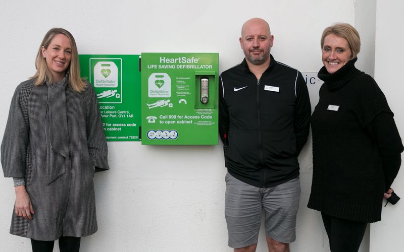 New defibrillator installed at Beau Sejour