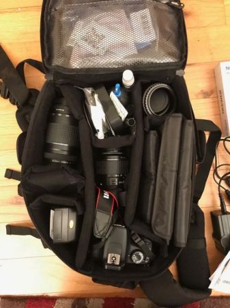 Canon EOS 1200D + Tamron Lens + other accessories 