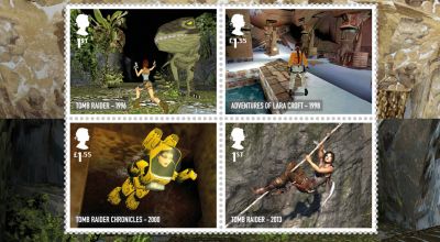 Tomb Raider among British gaming triumphs celebrated in new Royal Mail stamps