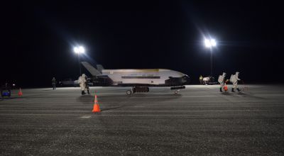 US Air Force’s mystery space plane back on Earth after two-year mission