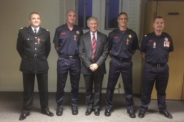 Firemen thanked for long service and loyalty
