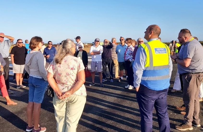 Alderney public visit runway
