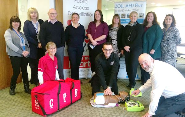 Carey Olsen staff undertake defibrillator training
