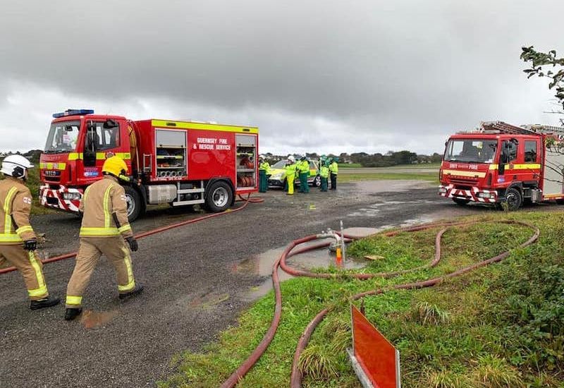 Successful emergency exercise at Guernsey Airport
