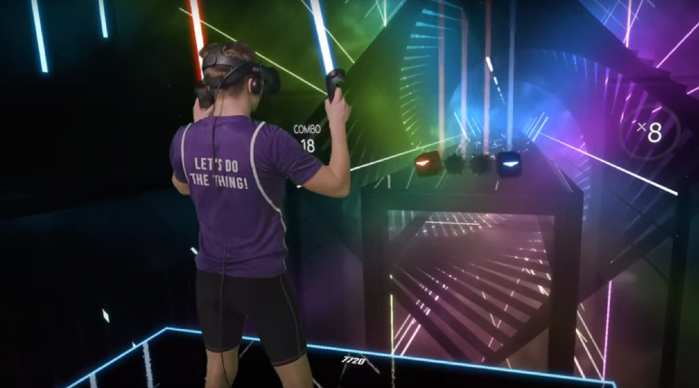 This guy absolutely smashed a game of Beat Saber and it’ll make you want to play