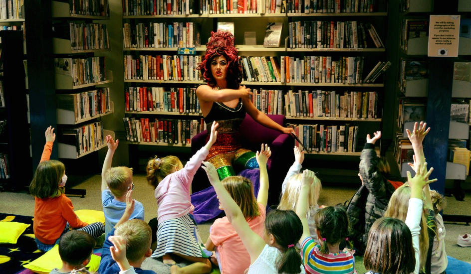 Drag Queen Story Hour returns to Guille-Alles library