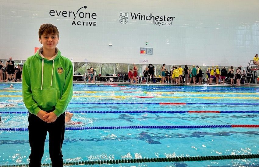 Swimmer bags six PBs in UK