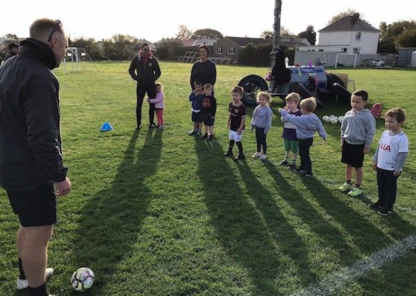 Partnership opens Football up to preschoolers