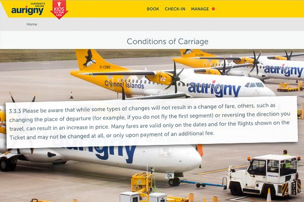 Aurigny ditches the 'no show clause'