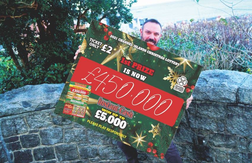 Christmas lottery jackpot now £450k