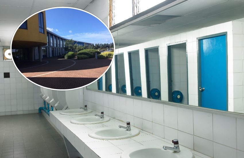 Entrance doors removed from school toilets due to bad behaviour